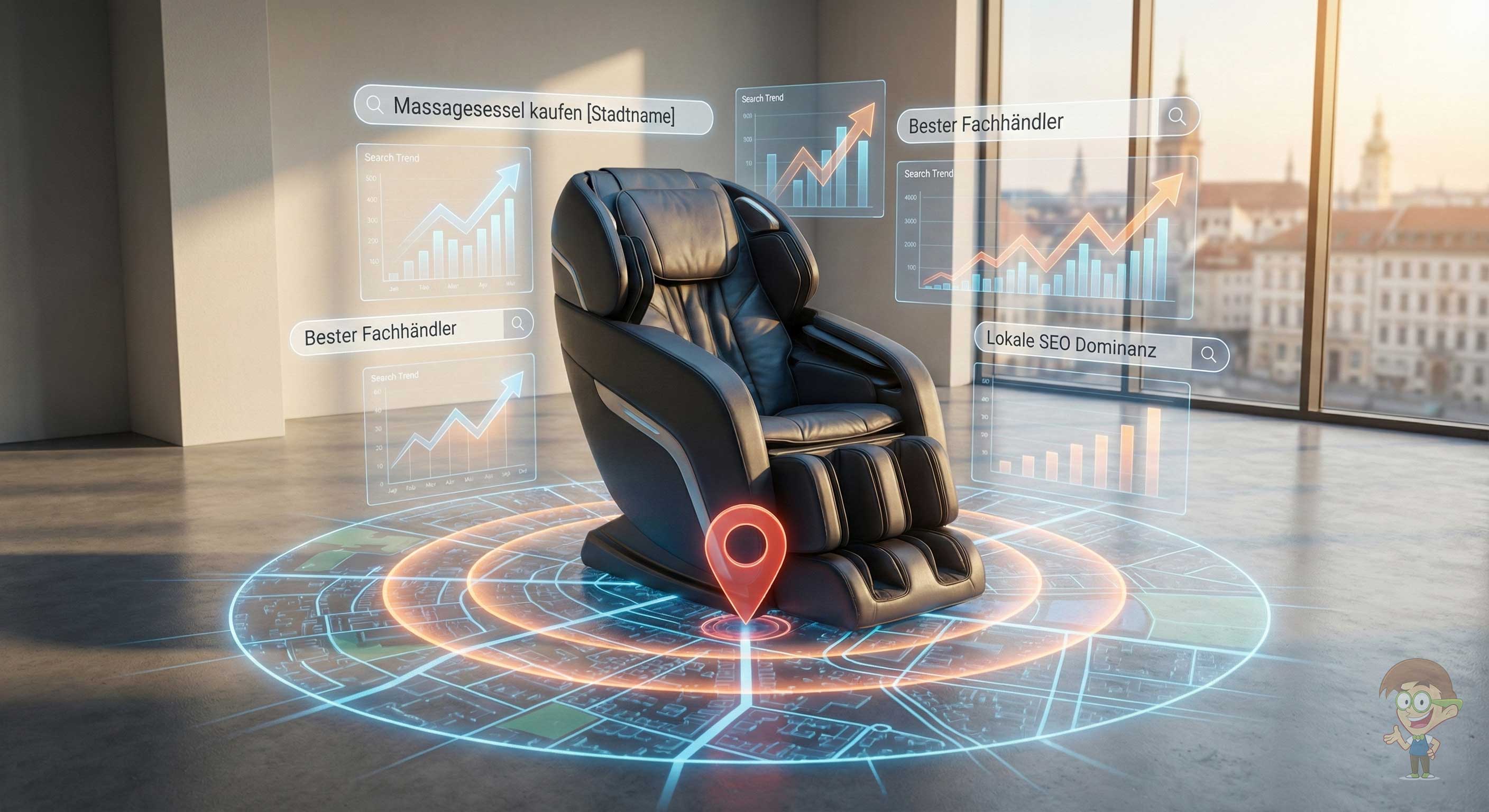 SEO & Geo: Warum der Massagesessel-Handel lokal und digital dominieren muss